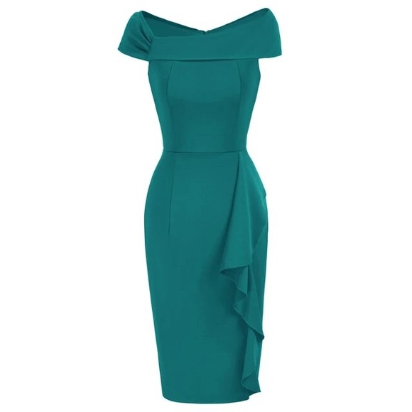 Kancy Kole Dresses & Skirts - NEW Kancy Kole Green Formal Dress Womens Size XL